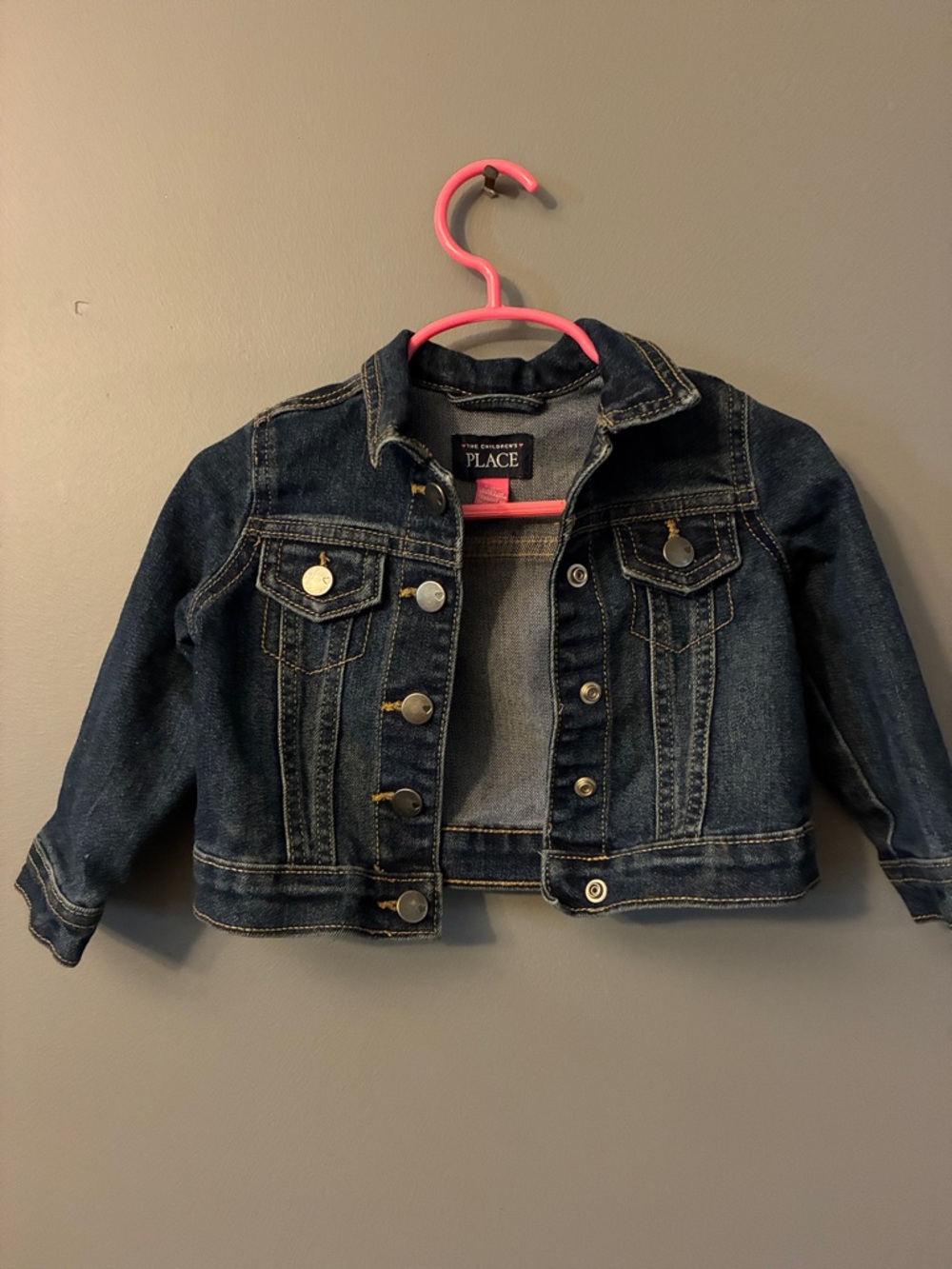 The Children's Place Dark Blue Girls Denim Jacket